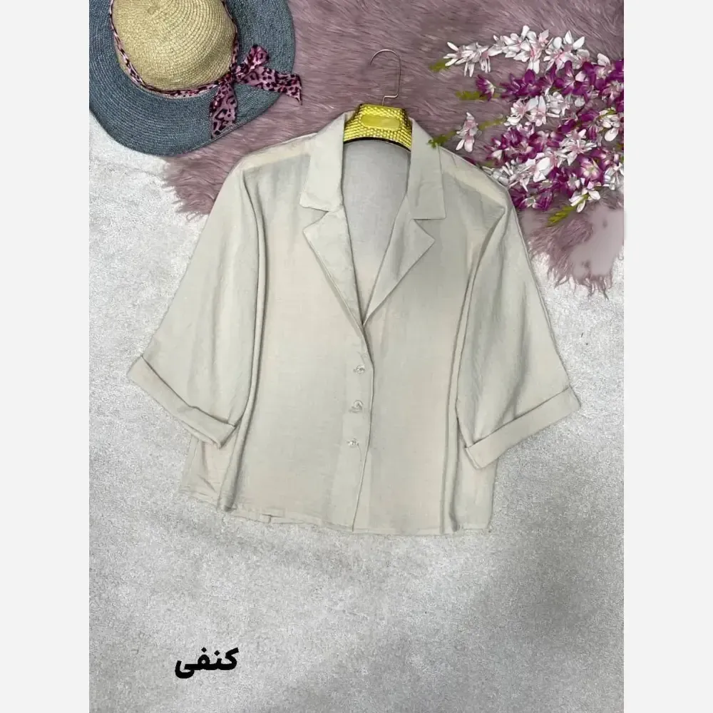 شومیز شانتون زنانه مدل کمند فری سایز
