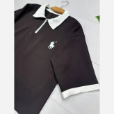 ست تیشرت شلوار مازراتی Polo رنگ موکا فری سایز