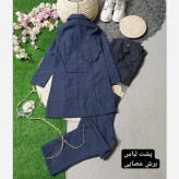 ست اداری اطلس جنس پرشیادونخ اعلا مانتو و شلوار