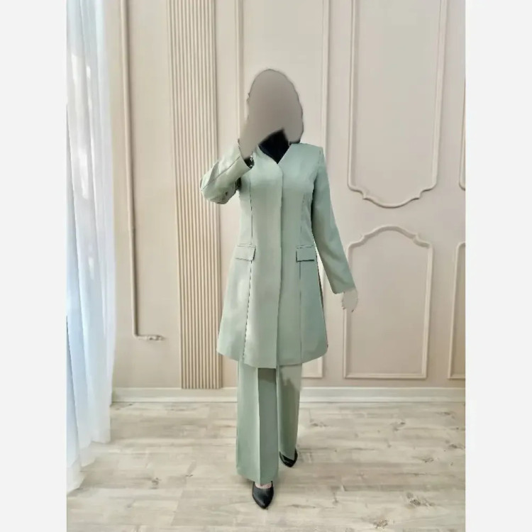 ست مانتو و شلوار اداری بوتکات سوپر مازراتی مدل مرجان