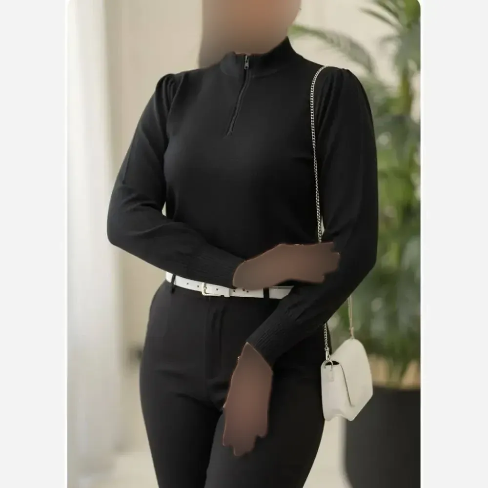 کالکشن فانریپ کبریتی زنانه بلوز و بادی زیپ دار فری سایز 36_44