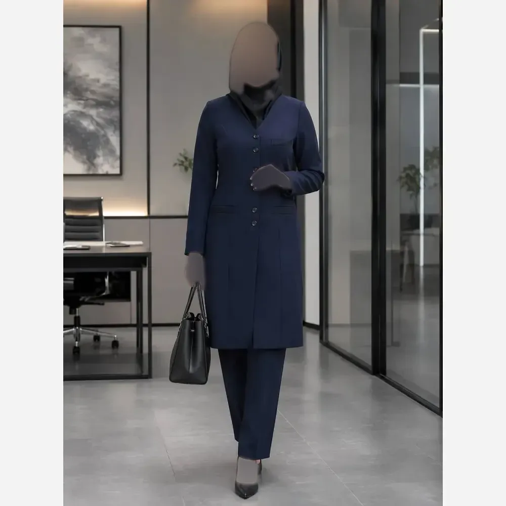 ست اداری زنانه مدل مونا جنس مازراتی درجه یک