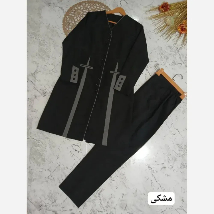 مانتو شلوار اداری مدل بهارساده جنس پرشین ساده رنگبندی متنوع سایزبندی 36 تا 52