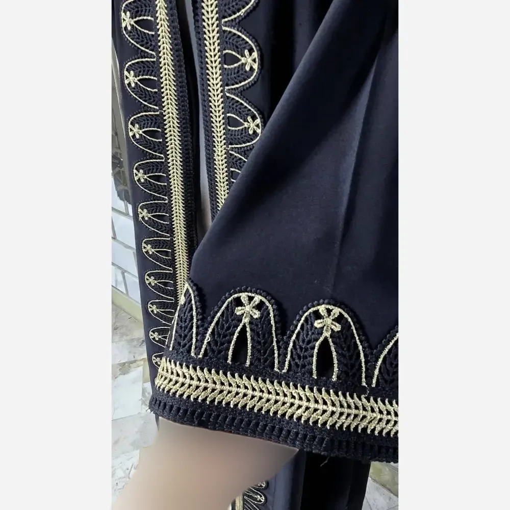عبا مجلسی مشکی جنس الیزه درجه یک سایز 1 و 2 قد 140