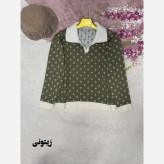 پلو بافت ملیسا جنس بافت اکرولیک فری سایز 38 تا 46