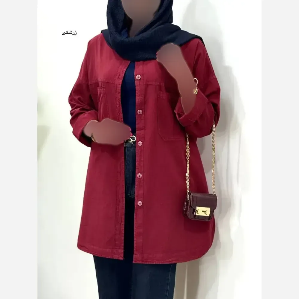 شومیز لنین مدل آمنه نسکافه ای موکا مشکی سدری سورمه ای سبز تیره آبی فری سایز