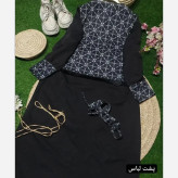 ست سه تیکه آرشیده رنگ نقره ای سایز 38 تا 46