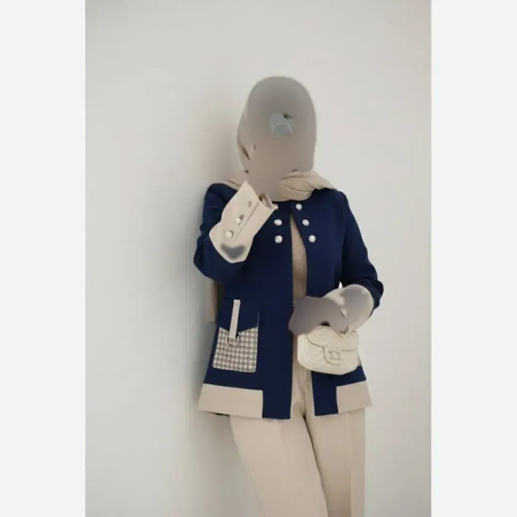 کت و شلوار زنانه مدل الیزابت جنس مازراتی اعلا رنگ بندی متنوع سایز 1 و 2