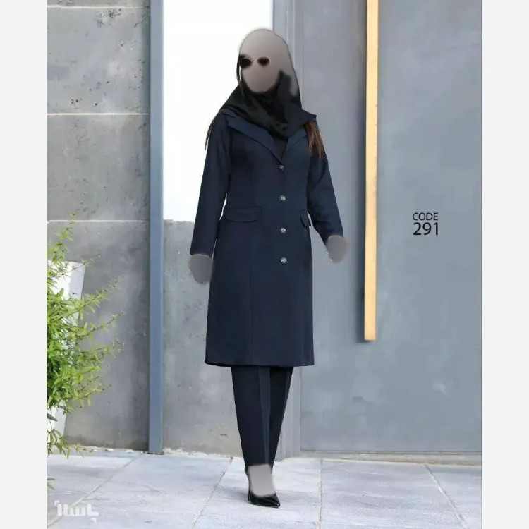 شلوار اداری زنانه جنس پرشیا دو نخ سایز فری 36 تا 44 رنگ مشکی و سرمه ای