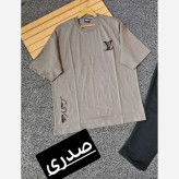 تیشرت پنبه سوپر نخ حافظ گلدوزی شده جیب زیپ دار