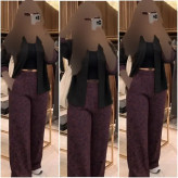 ست بلوز و شلوار زنانه مدل تهمینه جنس بوگاتی سایز فری 38 تا 48