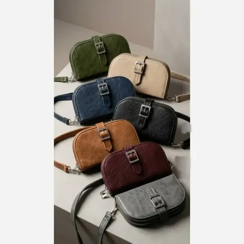 کیف کلاسیک دو خانه جیبدار با بند دوشی قابل تنظیم رنگبندی متنوع