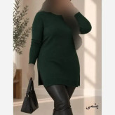 تونیک بافت زنانه نخ ترک آکرلیک ضد حساسیت سایز 38 تا 48
