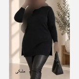 تونیک بافت زنانه نخ ترک آکرلیک ضد حساسیت سایز 38 تا 48